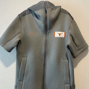 Nike Texas Longhorns Grey Short Sleeve Hoodie